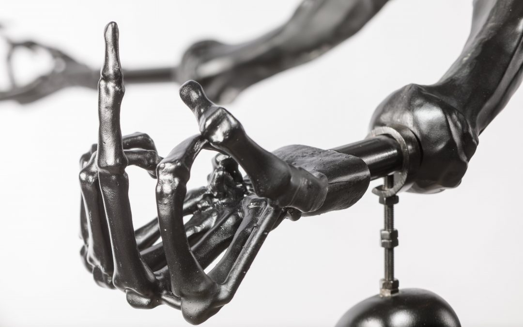 Ai Weiwei, Black Chandelier in Murano Glass (detail), 2017-2021